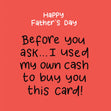 Before You Ask... Card