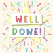 Confetti Star Well Done Card
