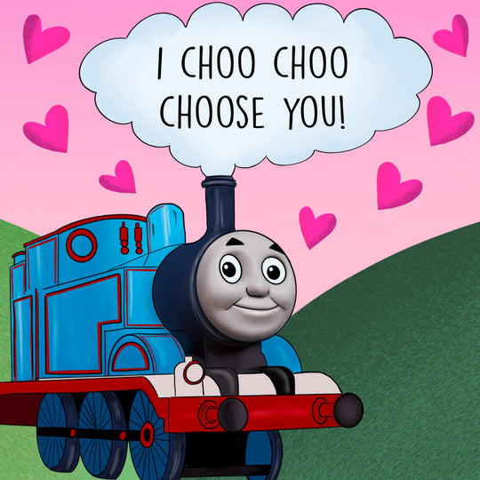 I Choo Choo Choose You Valentine's Day Card
