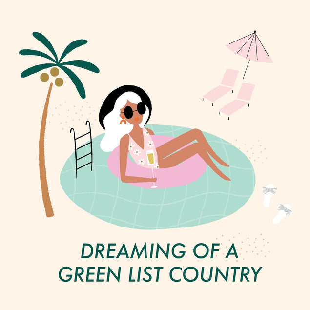 Dreaming Of A Green List Country Card