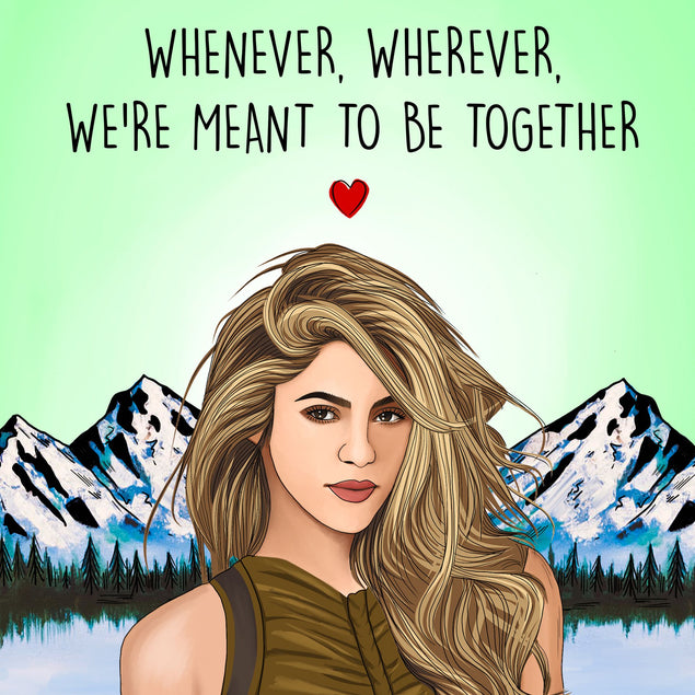 Shakira Love Card