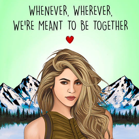Shakira Love Card