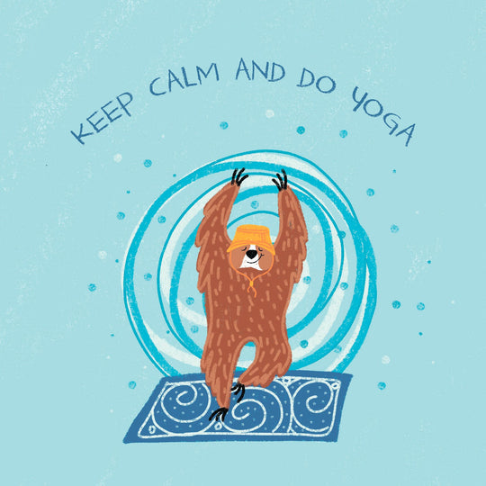 Keep Calm And Do Yoga Card