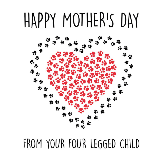 From Your Four Legged Child Bomb 3D Cube Card