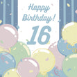 Happy 16th Birthday Balloons Card