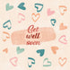 Get Well Soon Cute Hearts Card