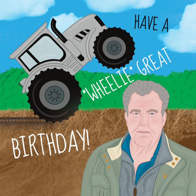 Clarkson's Farm Tractor Wheelie Birthday - 1