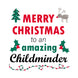 Merry Christmas Amazing Chilminder Christmas Tokens Card
