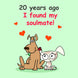 My Soulmate Happy 20th Wedding Anniversary Card