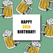 Beer Pints Happy 30th Birthday Card Milestone Age_30th Birthday