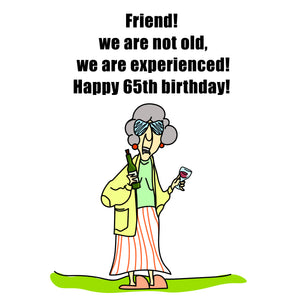 Happy 65th Birthday Old Friend Card Seo_For Female Friend Milestone Age_65th Birthday