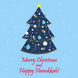 Happy Hanukkah Merry Christmas Card