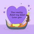 You Really Float My Boat Valentine's Day Card Season_Valentine’s Seo_Dachshund