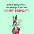 Bugs Bunny Humor Happy Birthday Card Style_Funny Seo_humour