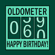 Oldometer Happy 60th Birthday Card Style_Funny Milestone Age_60th Birthday