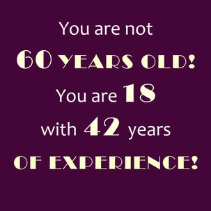 You're Not 60 Happy Birthday Card Style_Funny Milestone Age_60th Birthday