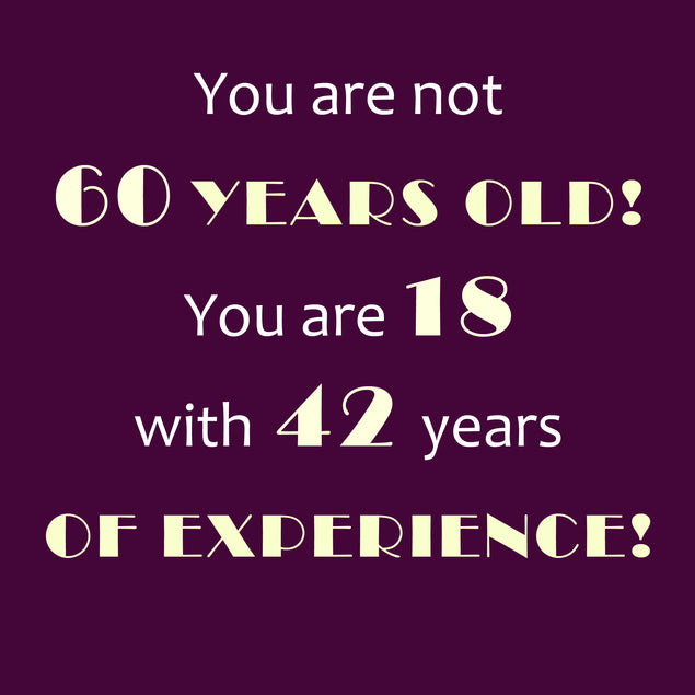 You're Not 60 Happy Birthday Card Style_Funny Milestone Age_60th Birthday
