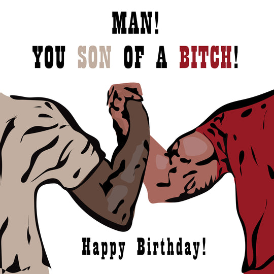 Happy Birthday Man Card