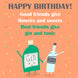 Best Friend Give Gin And Tonic Happy Birthday Card
