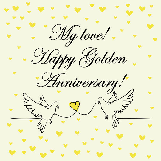 My Love Happy Golden Anniversary Card