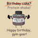 Gym-Goer Happy Birthday Card