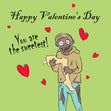Zombie You're The Sweetest Valentine's Card Season_Valentine’s Day, Seo_Horrible