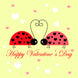 Cute Love Bugs Happy Valentine's Day Card