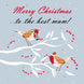 Merry Christmas The Best Mum Robins Sitting On Branches Card