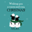 Sheep Wishing A Warm Christmas Card Season_Christmas Seo_Sheep 