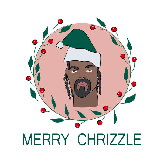 Merry Chrizzle Snoop Dogg Christmas Card