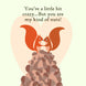 Cute Squirrel Couple Valentine's Card