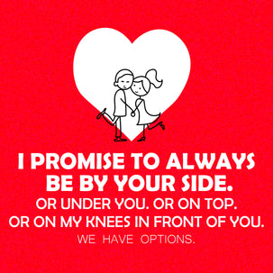 I'll Always Be By Your Side Sexy Valentine's Day Card Season_Valentine’s Day
