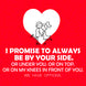 I'll Always Be By Your Side Sexy Valentine's Day Card