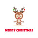 Merry Christmas Deer Doung Yoga Card