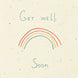 Get Well Rainbow Card