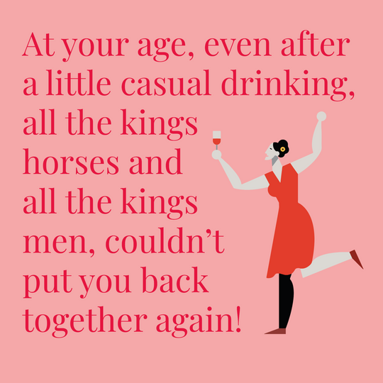 Can't Be Put Back Together Again Card