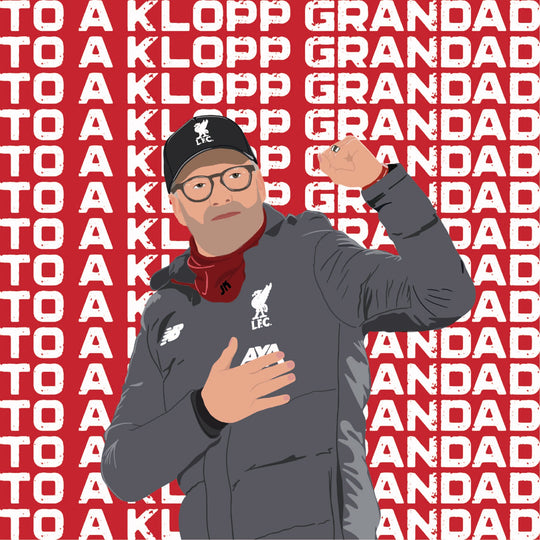 LFC Klopp Grandad Father's Day Card