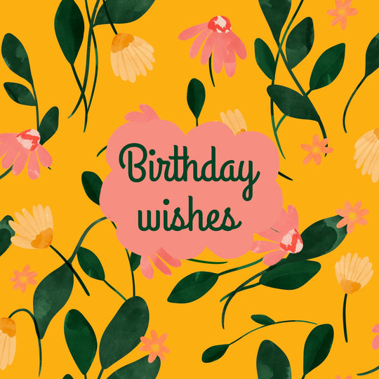 Birthday Wishes Card
