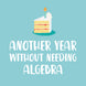 Algebra Birthday Card