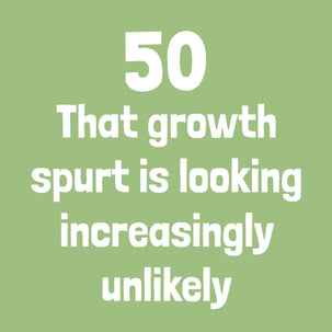 50 Growth Spurt Birthday Card