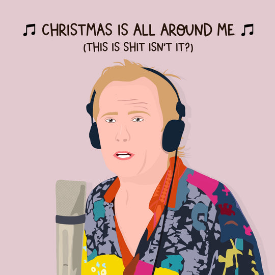 Christmas Is All Around Me Love Actually Christmas Card