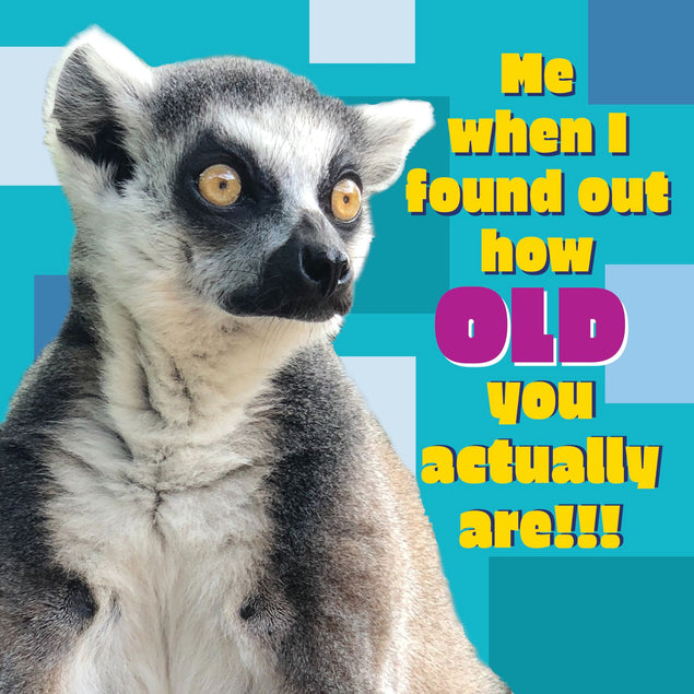 How old you actually are Card