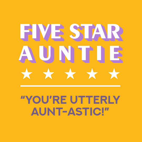 Five Star Auntie Card
