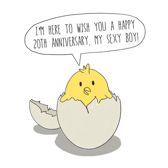 Happy 20th Anniversary My Sexy Husband Card