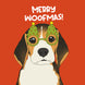 Merry Woofmas Funny Beagle Card