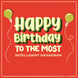Happy Birthday To The Most Intelligent Grandson In Red