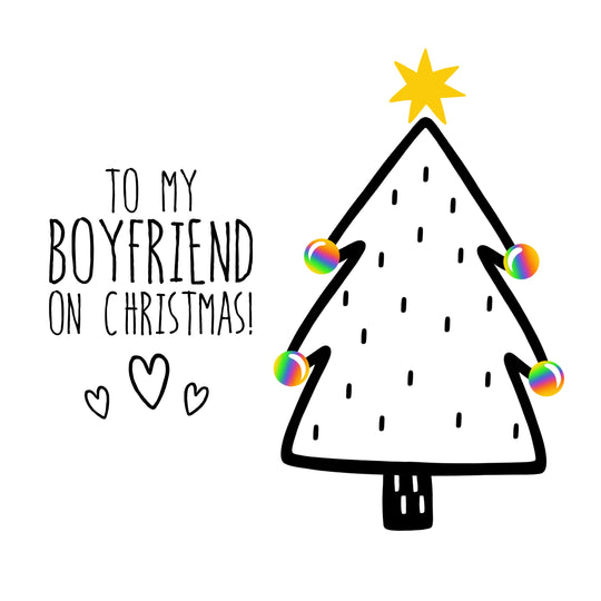 To My Boyfriend On Christmas LGBTQ