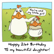 Happy 21st Birthday Daughter You're Still My Little Girl Card Occasion_Birthday Recipient_For Daughter Milestone Age_21st Birthday
