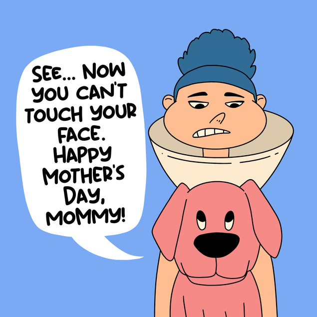 Happy Mother's Day Mommy Funny Card Season_Mother’s Day, Sender_From Dog, Seo_For Dog Mum