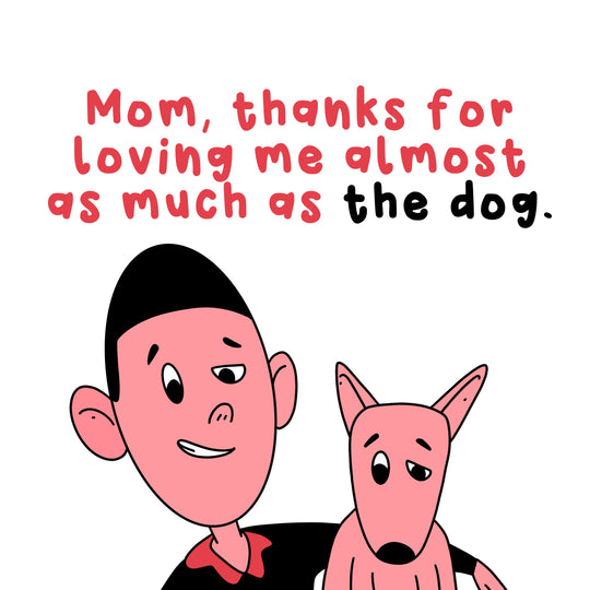 Mom Thanks For Loving Me Card